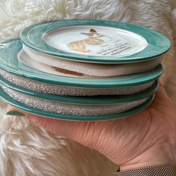 Dog Biography Walter Canape Plates set of 4 - Picture 13 of 16